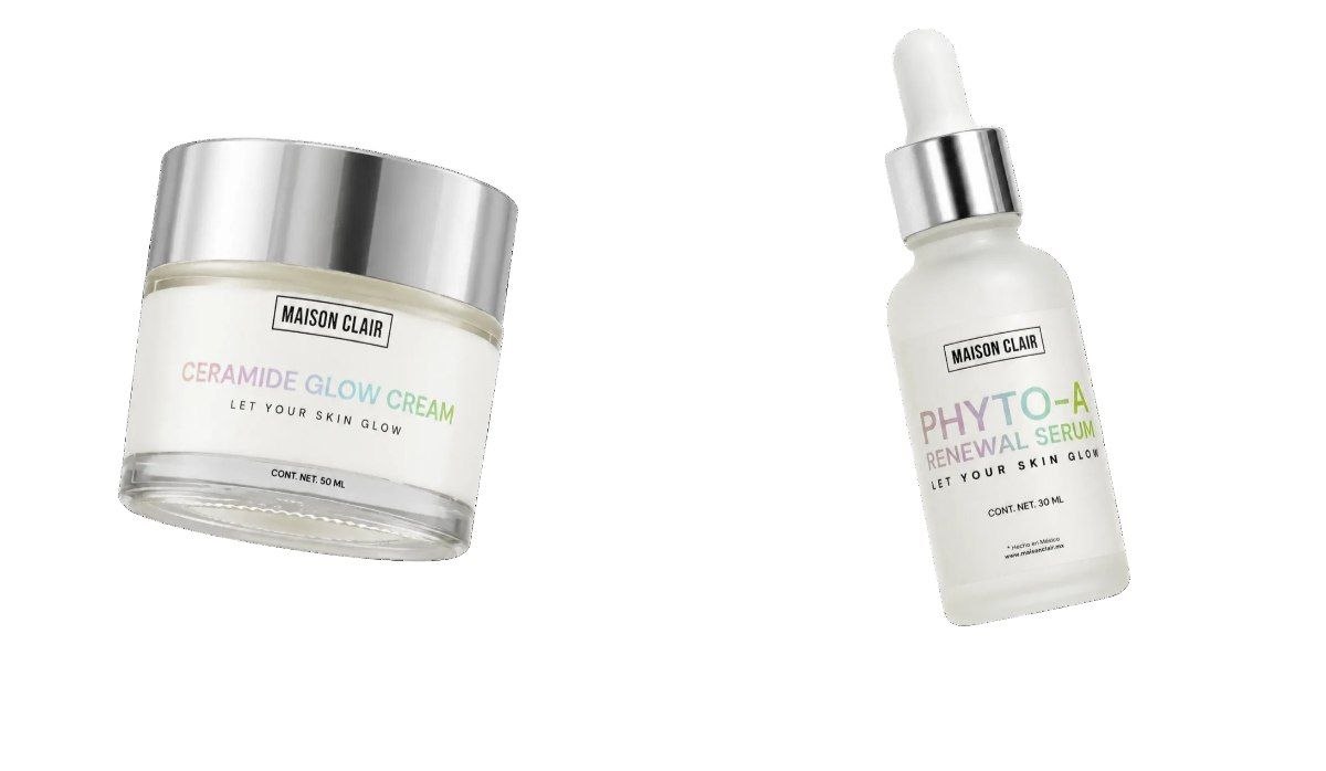 Ceramide Glow Cream y Phyto-A Renewal Serum de Maison Clair
